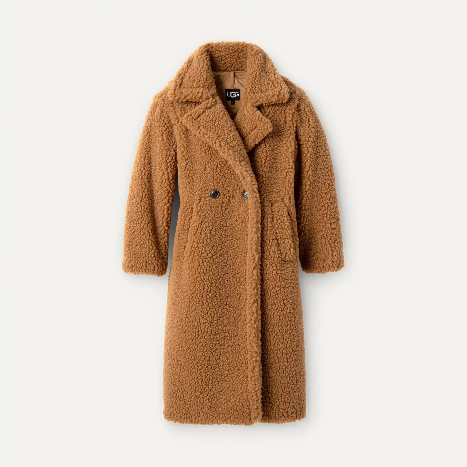 UGG Women's Gertrude Long Teddy Chestnut